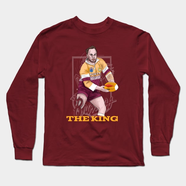 THE KING Long Sleeve T-Shirt by SpassaDazza